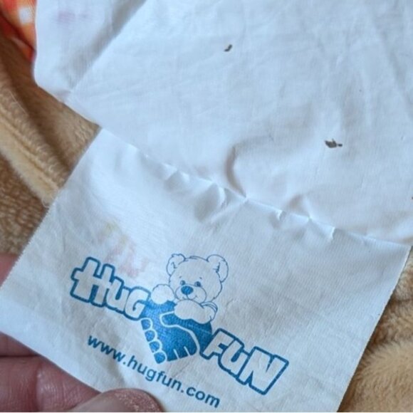 Hugfun Kids Leopard Cheetah Plush Sleeping Bag Pillow Paw Prints Nap Sleepsack - Picture 6 of 7